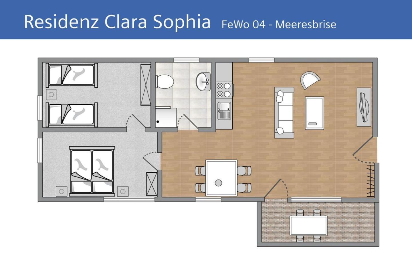 Ferienwohnung Meeresbrise In Der Residenz Clara Sophia Binz Zewnętrze zdjęcie